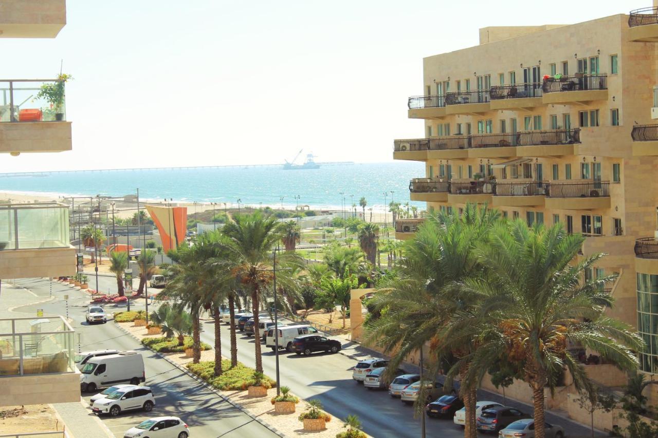 Beach Suite Israel- Private Jacuzzi, Beach View, Gym, Low Fee For Off-Site Indoor Pool & Spa ביץ סוייט ישראל- ג'קוזי פרטי עם נוף ים, אפשרות לבריכה מקורה וספא בתשלום ממש מוזל Aszkelon Zewnętrze zdjęcie