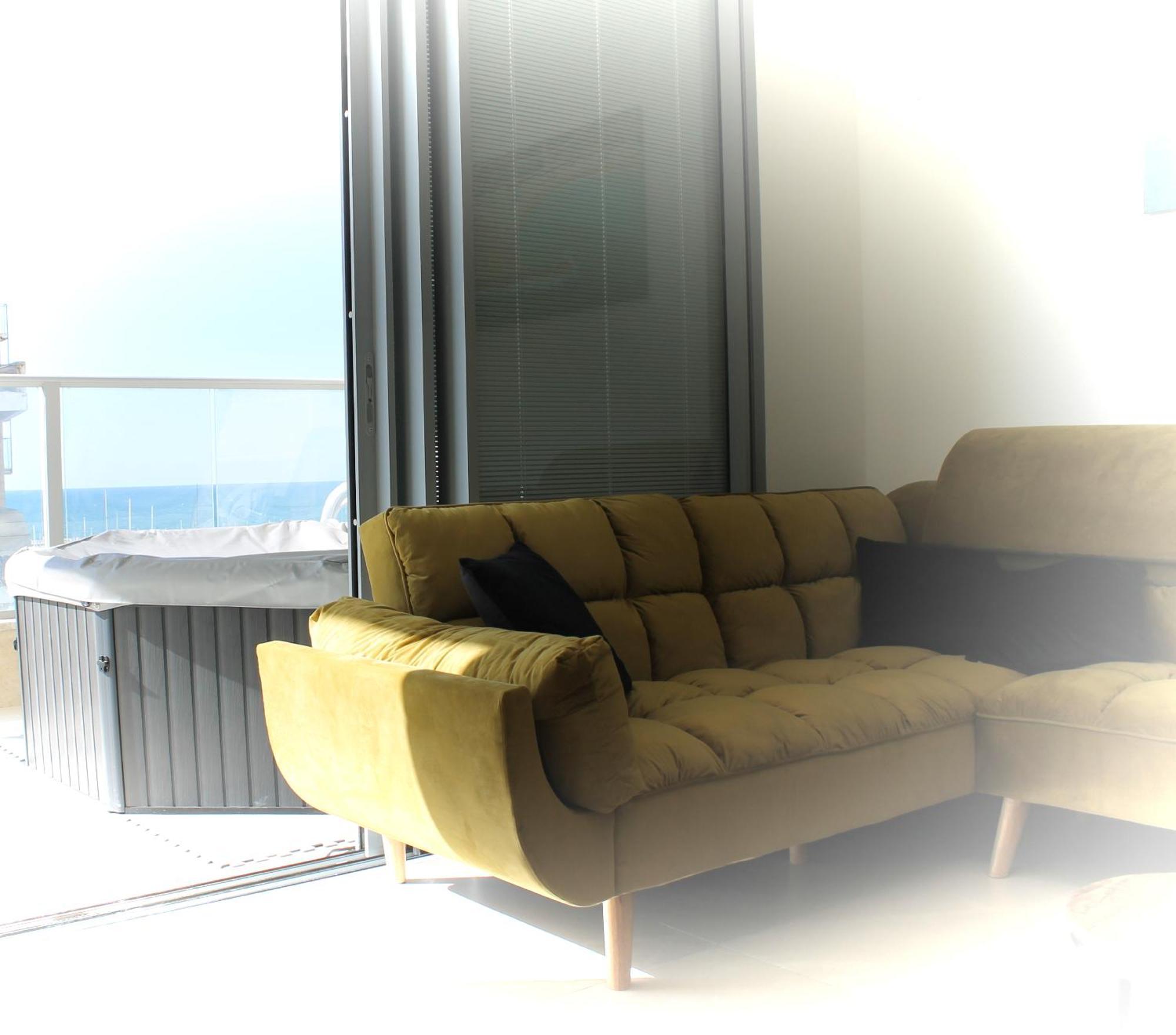 Beach Suite Israel- Private Jacuzzi, Beach View, Gym, Low Fee For Off-Site Indoor Pool & Spa ביץ סוייט ישראל- ג'קוזי פרטי עם נוף ים, אפשרות לבריכה מקורה וספא בתשלום ממש מוזל Aszkelon Zewnętrze zdjęcie